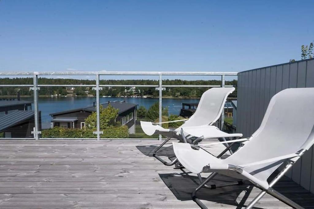 Water Facing Villa With Pool & Sauna Lidingö Dış mekan fotoğraf
